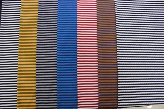 絲光色織、提花、彩條