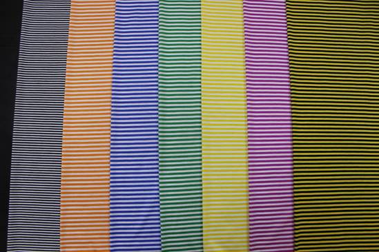 絲光色織、提花、彩條