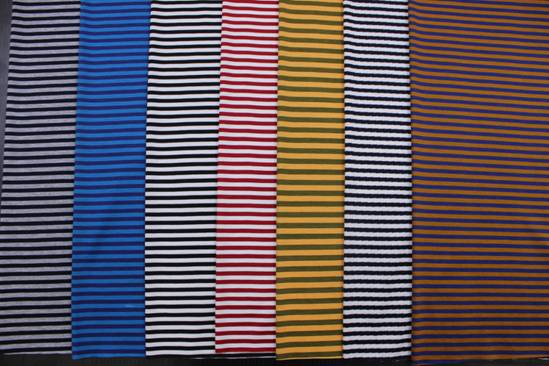 絲光色織、提花、彩條